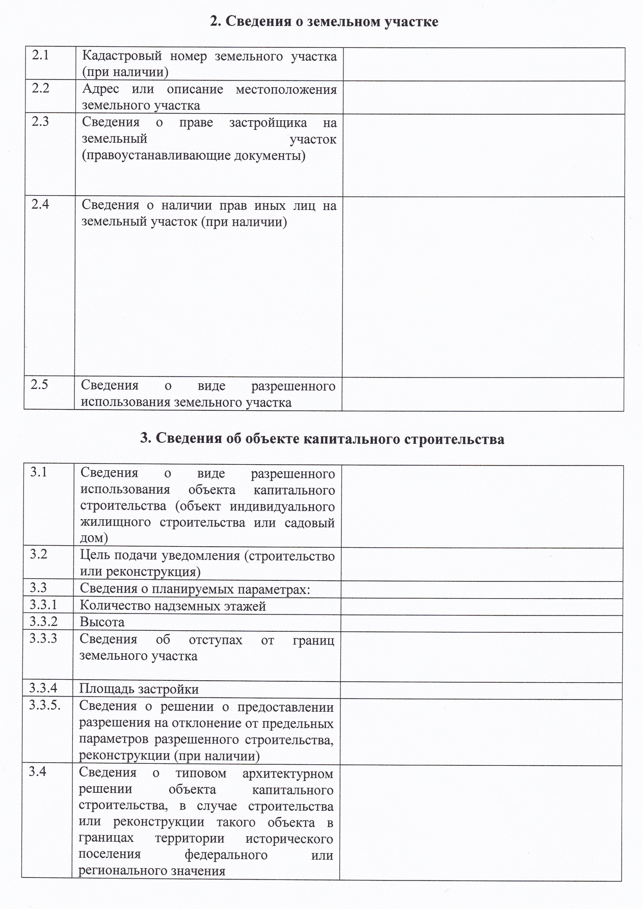 24. Уведомление о планируемых строительстве или реконструкции объекта  индивидуального жилищного строительства или садового дома » ДНТ Надежда